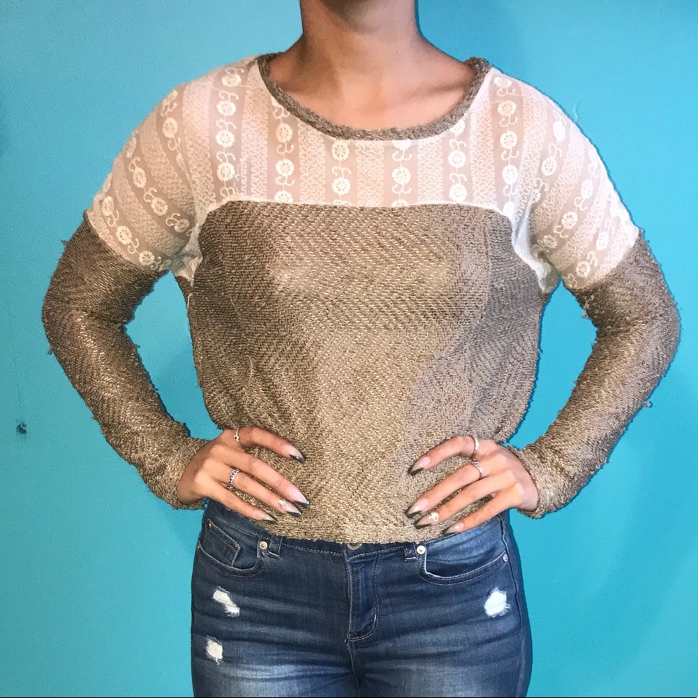 Tan sweater!